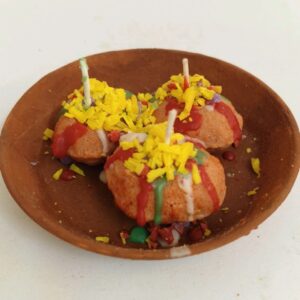 Sev Puri Candle