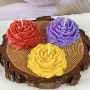 Big Peony Flower Candle