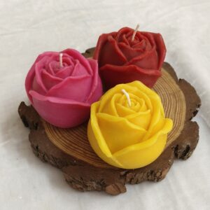 Big Rose Candle