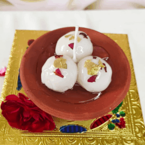 Rasgulla Candle